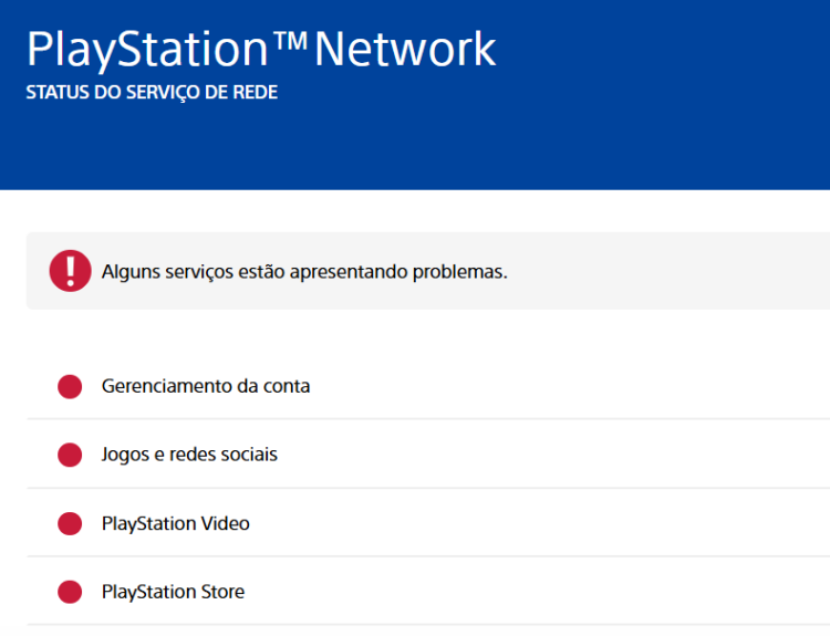 PlayStation Network apresenta instabilidades e fica fora do ar