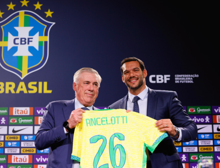 Carlo Ancelotti anuncia 1ª convocação pela Seleção Brasileira